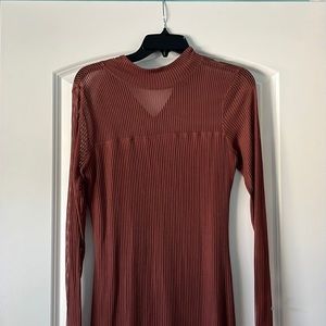 Mauve Pink Fitted Express Dress